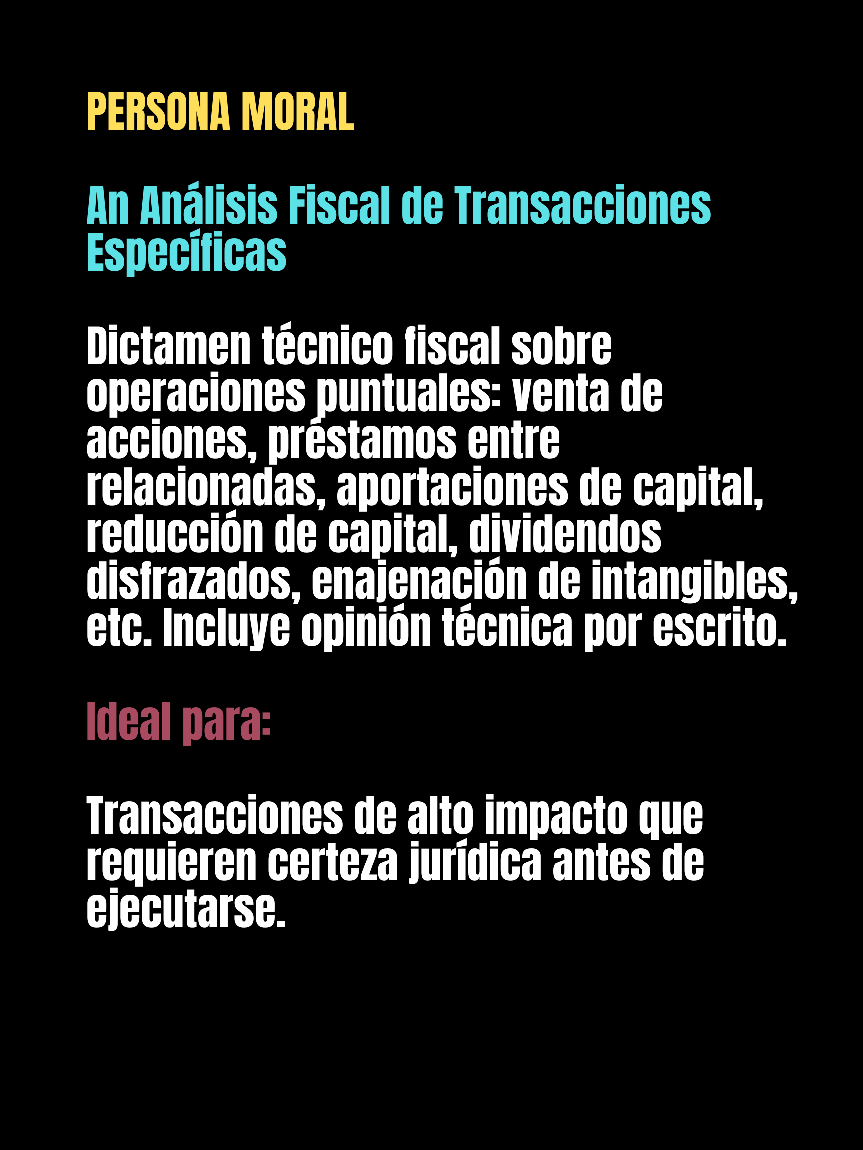 Servicios Fiscales Especializados