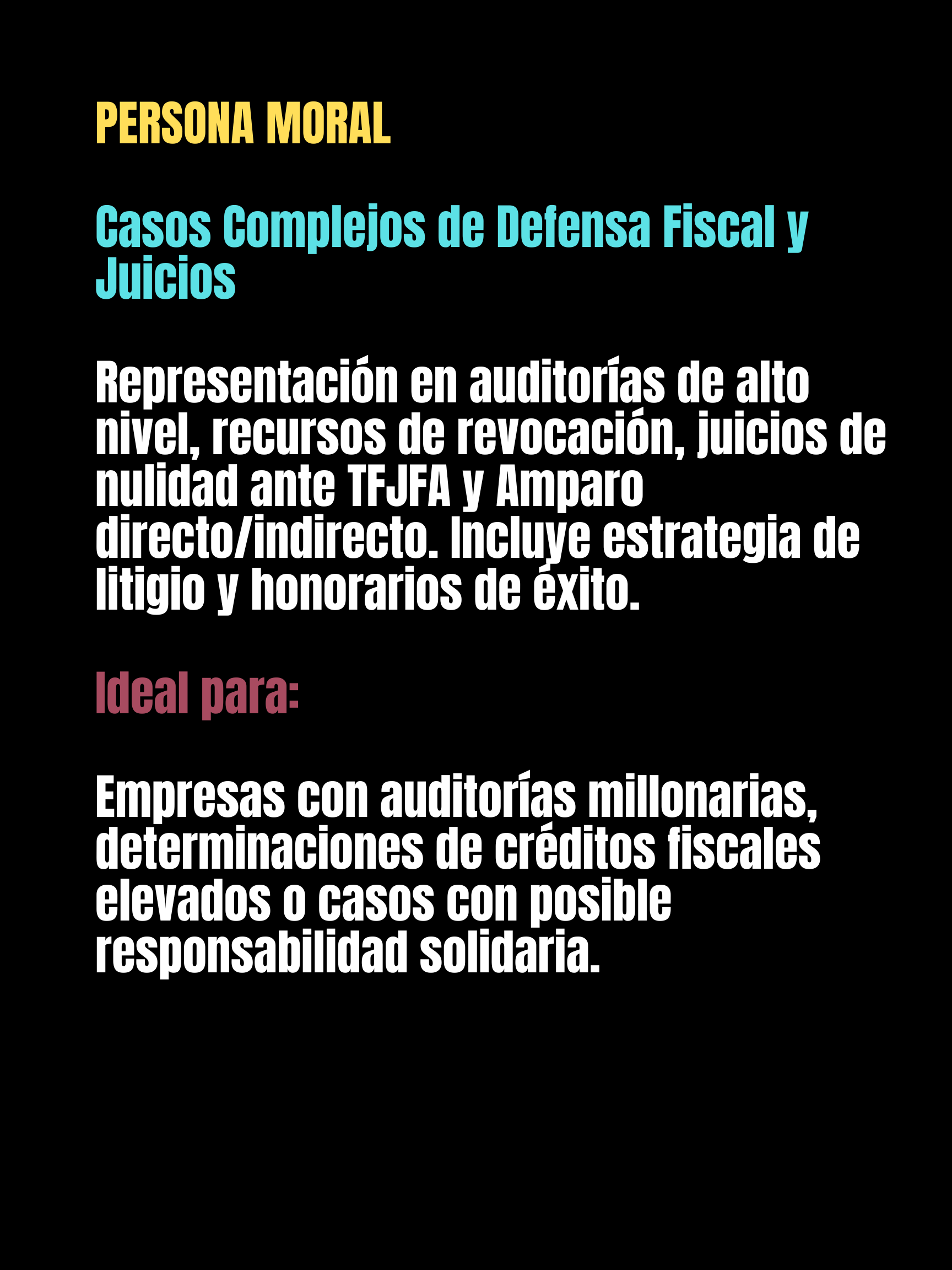 Servicios Fiscales Especializados