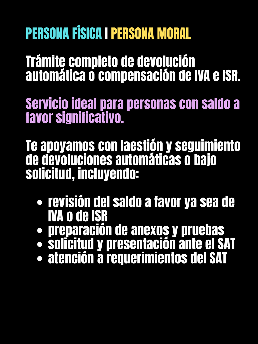 Devoluciones de Saldo a Favor